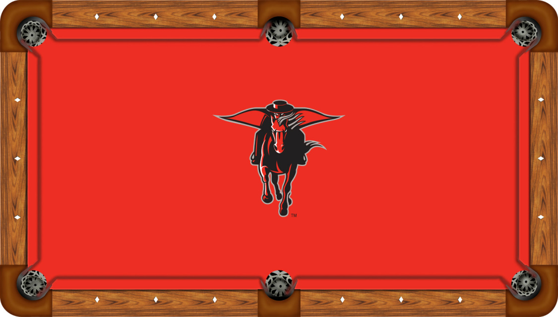 Texas Tech Red Raiders Pool Table